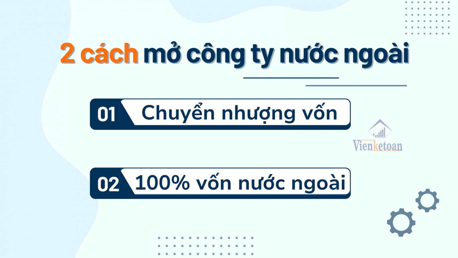 Thủ tục, hồ sơ để thành lập công ty/ doanh nghiệp có vốn đầu tư nước ngoài tại Việt Nam