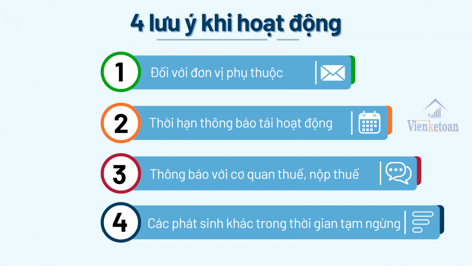 Một vài lưu ý về việc thông báo kinh doanh lại của công ty/ doanh nghiệp