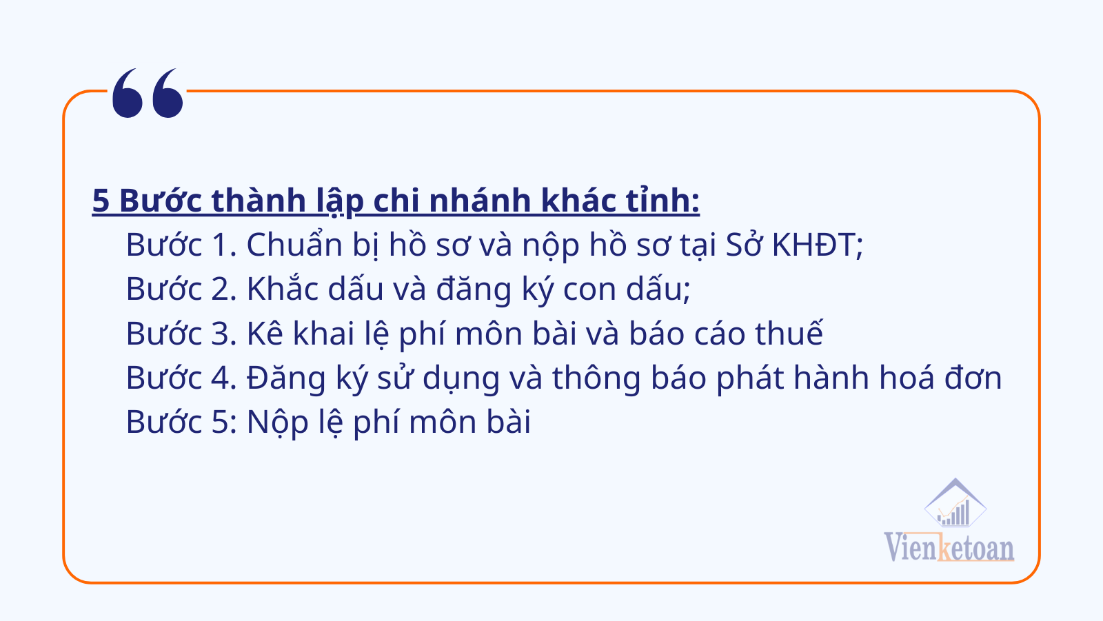 Quy trình nộp hồ sơ đăng lý thành lập chi nhánh công ty khác tỉnh