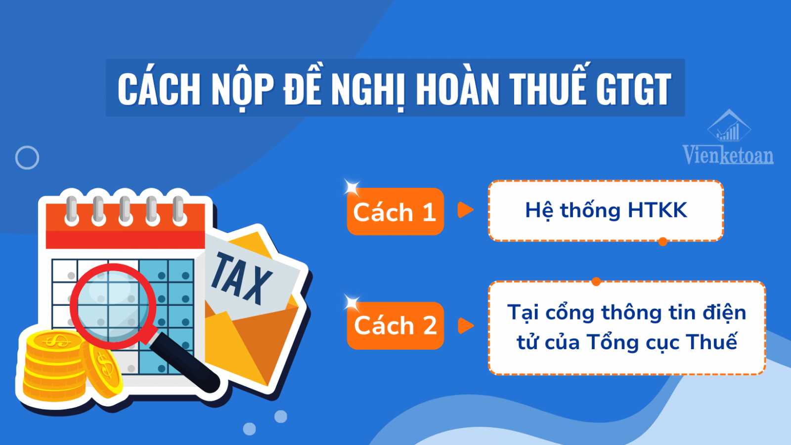 Các bước nộp mẫu đề nghị hoàn thuế GTGT- Mẫu 01/ĐNHT