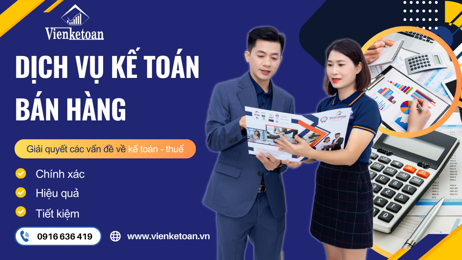 Gói dịch vụ kế toán bán hàng viện kế toán trọn gói, giá tốt