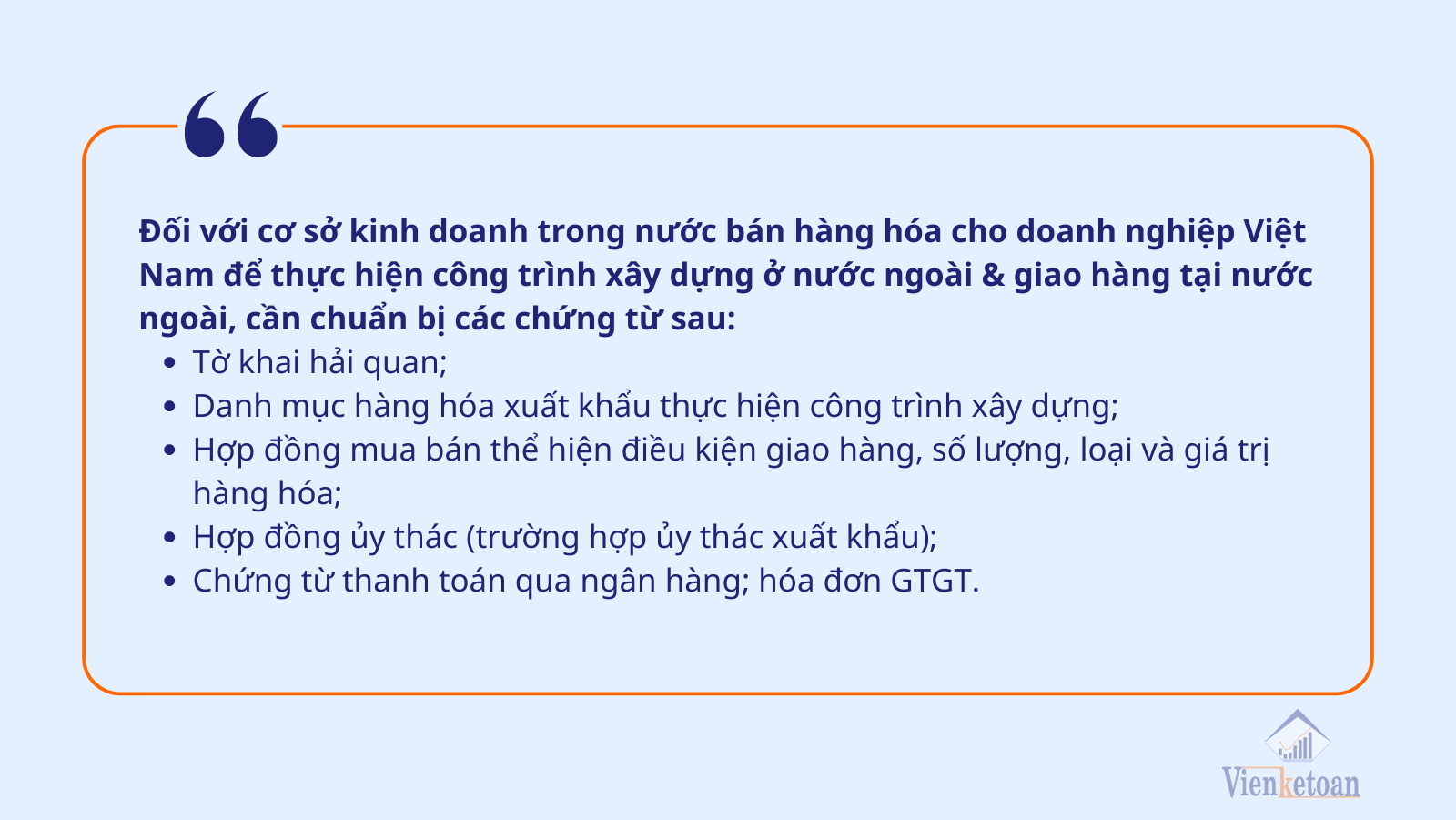 Điều kiện để được khấu trừ thuế GTGT đầu vào