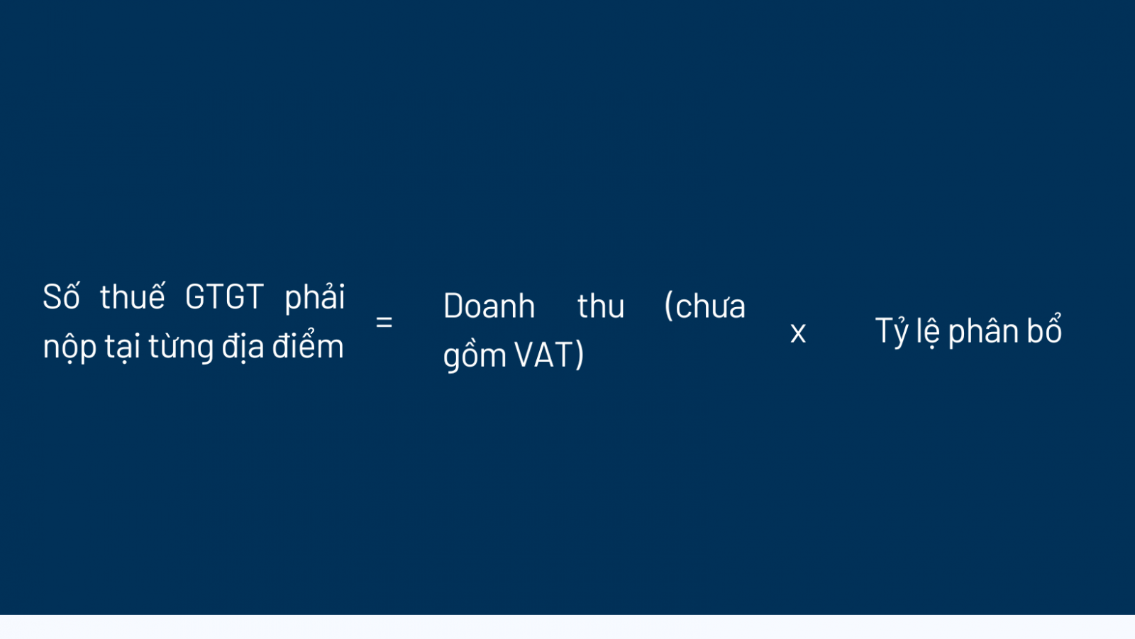 Kê khai thuế GTGT đối với địa điểm kinh doanh là cơ sở hoặc là nhà máy sản xuất- Phương pháp 1