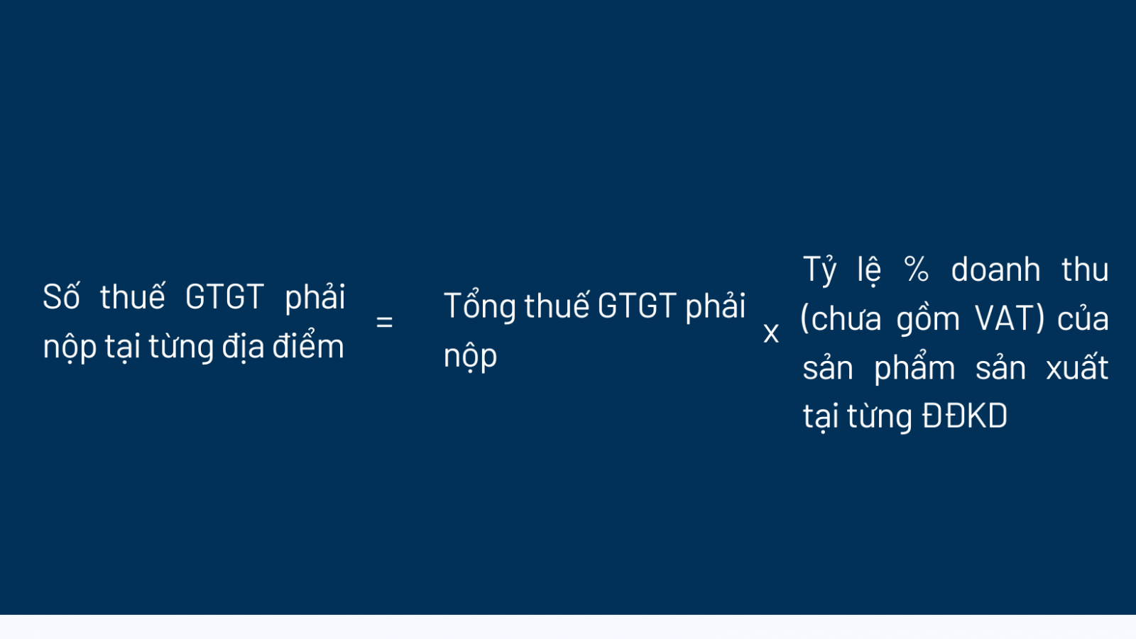 Kê khai thuế GTGT đối với địa điểm kinh doanh là cơ sở hoặc là nhà máy sản xuất- Phương pháp 2