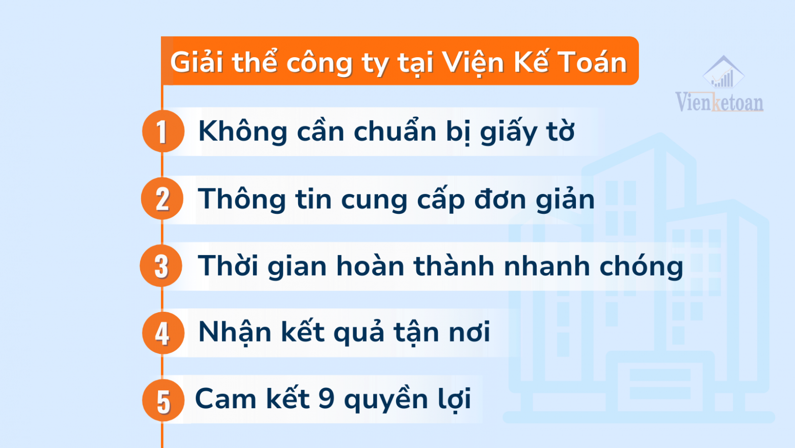  Viện Kế Toán sẽ làm những gì khi doanh nghiệp sử dụng dịch vụ giải thể công ty/ doanh nghiệp của chúng tôi