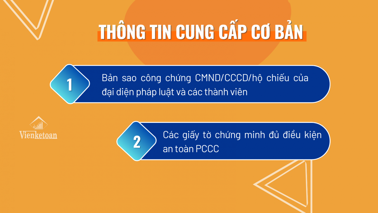 sử dụng dịch vụ xin giấy phép phòng cháy chữa cháy tại Viện Kế Toán, thì quý khách hàng chỉ cần cung cấp các thông tin sau