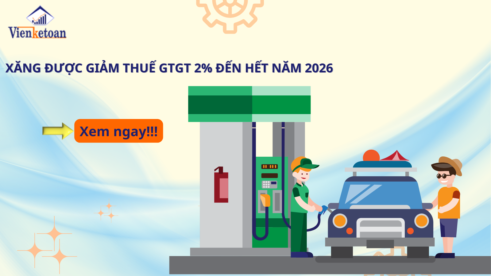 Xăng được giảm thuế GTGT 2% đến hết năm 2026