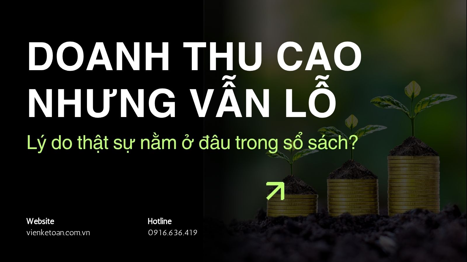 Doanh Thu Cao Nhưng Vẫn Lỗ – Lý Do Thật Sự Nằm Ở Đâu Trong Sổ Sách?