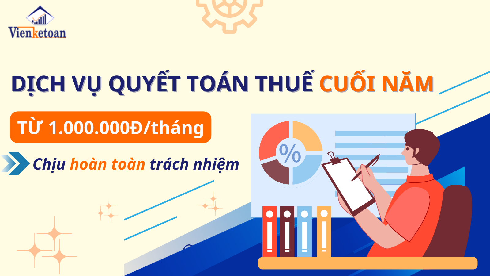 Dịch vụ quyết toán thuế doanh nghiệp cuối năm - 1.000.000đ