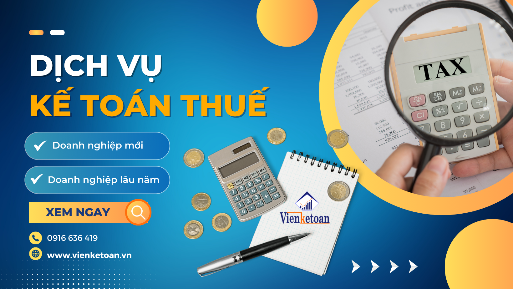 Gói dịch vụ kế toán thuế cho công ty/ doanh nghiệp trọn gói 2024