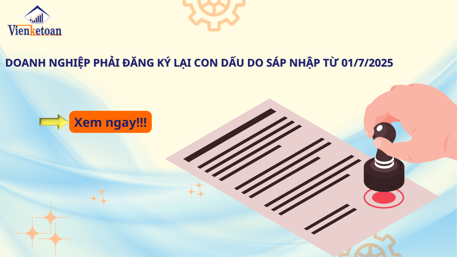 Doanh Nghiệp Phải Đăng Ký Lại Con Dấu Do Sáp Nhập