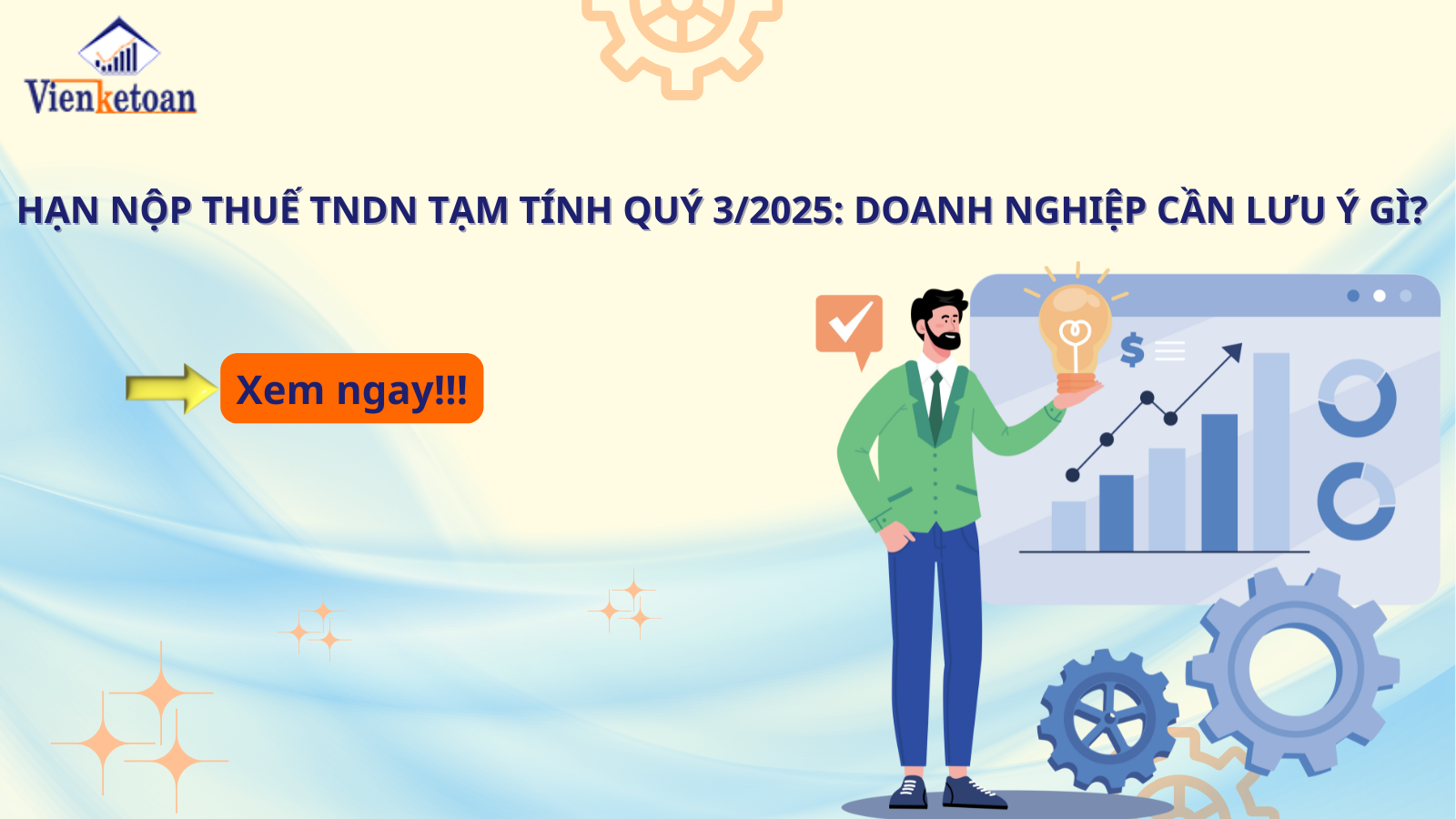 Hạn nộp thuế TNDN tạm tính quý 3