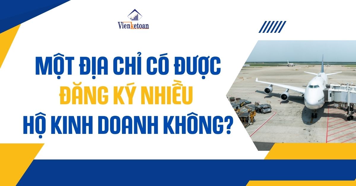 Một địa chỉ có được đăng ký nhiều hộ kinh doanh không?