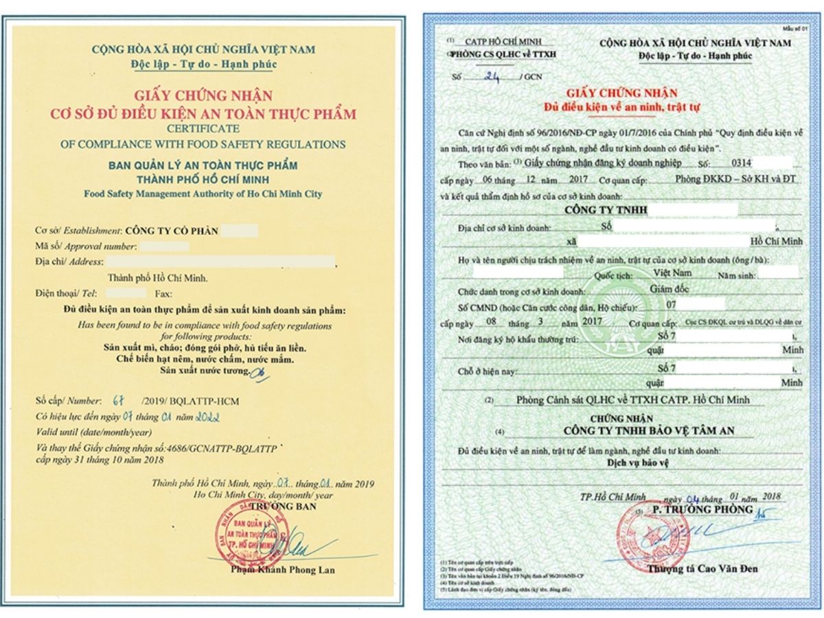 giấy phép kinh doanh