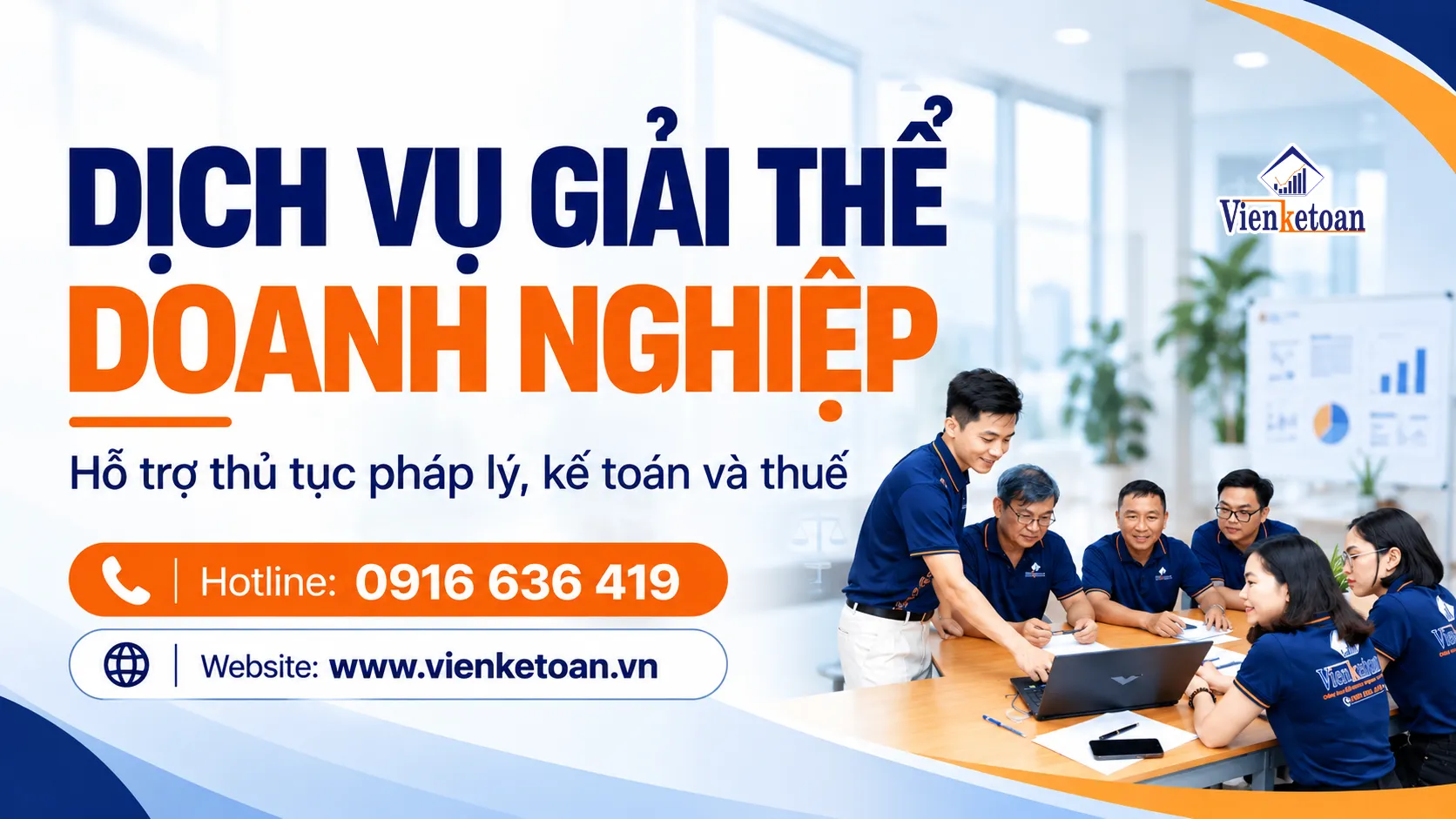 Dịch vụ giải thể doanh nghiệp hỗ trợ hồ sơ pháp lý và nghĩa vụ thuế tại Viện Kế Toán